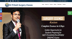 Desktop Screenshot of drpriteshsurgeryclasses.com